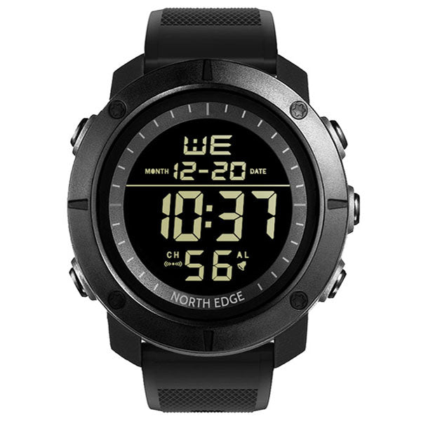 TANK Calendar Chronograph Mode Alarm Clock Waterproof 50M Sports Watch - NORTHEDGE