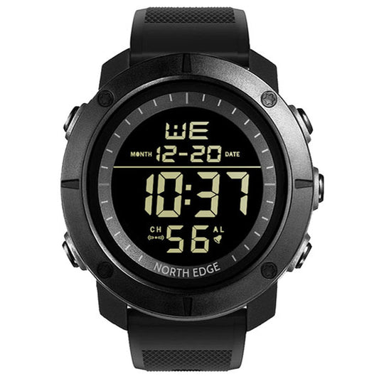 TANK Calendar Chronograph Mode Alarm Clock Waterproof 50M Sports Watch - NORTHEDGE