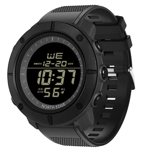 TANK Calendar Chronograph Mode Alarm Clock Waterproof 50M Sports Watch - NORTHEDGE