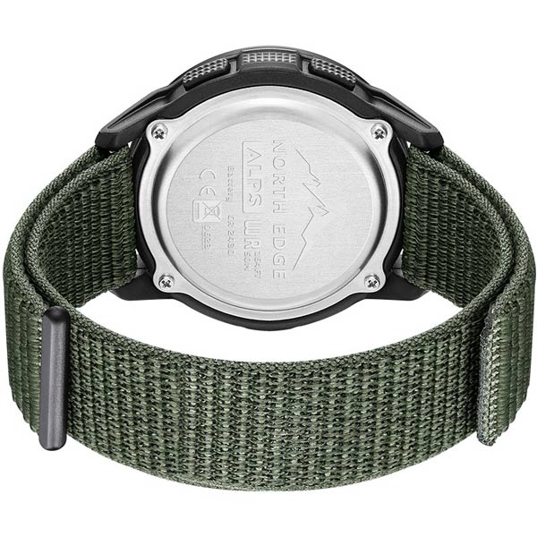 NORTH EDGE ALPS Carbon Fiber Case Compass Men Watch 50M Waterproof Watch Men's Watch - NORTHEDGE