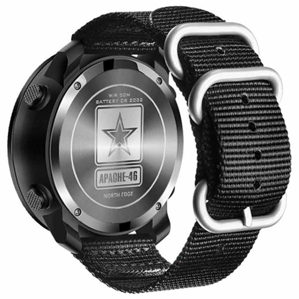 APACHE46 Digital Watch Outdoor Sports Altimeter Barometer Compass 50M Waterproof - NORTHEDGE