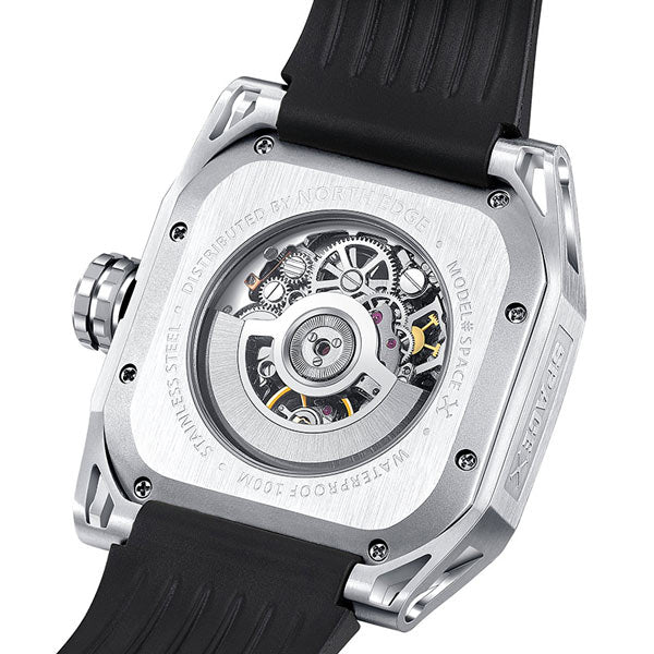 SPACE X Swimming Watch Mechanical Watch Self - Winding 100M Waterproof - NORTHEDGE