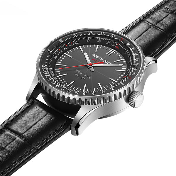 EVOQUE3 Solar Power Watch Luminous Pointer 50M Waterproof - NORTHEDGE