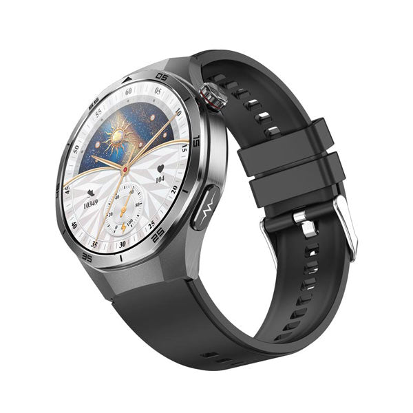 NORTH EDGE ET456 1.56 Inch AMOLED Screen ECG Micro Physical Examination Smartwatch Men's Watch Waterproof - NORTHEDGE
