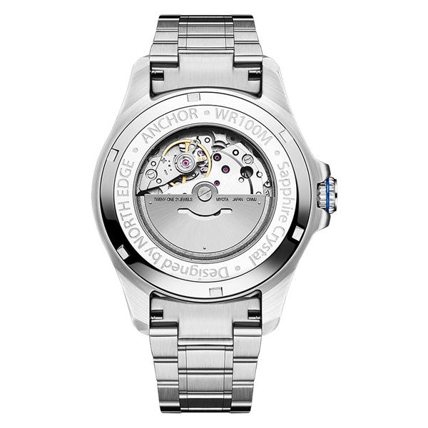 ANCHOR Mechanical Wristwatch 42MM Luxury Sapphire Glass MIYOTA 8215 Automatic 100M Waterproof - NORTHEDGE