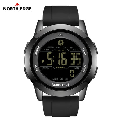 APOLLO Laxury Alloy Case 50M Waterproof Original Outdoor Sports Watch Second City Time Men's Watch Alarm Clock Pedometer Calories Countdown Women's Lightweight Fashion Watch NORTH EDGE