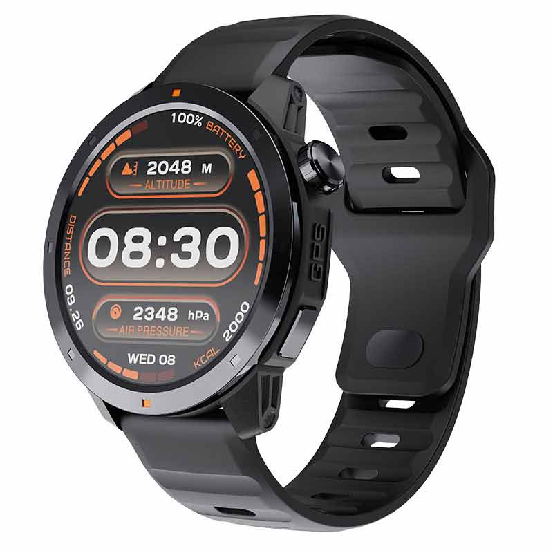 NORTH EDGE XTREK 2 AMOLED Display GPS 3ATM Waterproof Mga Matalinong Relo Compass Barometer Altitude Outdoor Sports Smart Watch Supports IOS Android Men Watch