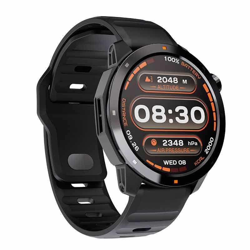 NORTH EDGE XTREK 2 AMOLED Display GPS 3ATM Waterproof Mga Matalinong Relo Compass Barometer Altitude Outdoor Sports Smart Watch Supports IOS Android Men Watch