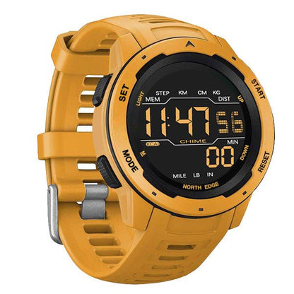 MARS Digital Sports Watch Pedometer Alarm Clock Waterproof 50M - NORTHEDGE