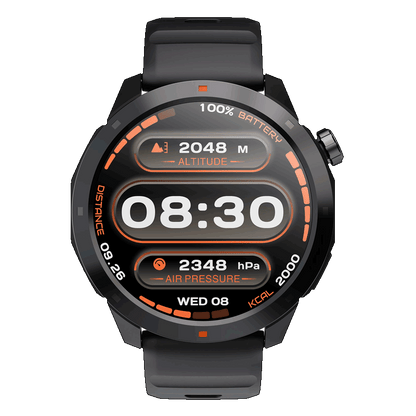 NORTH EDGE XTREK 2 AMOLED Display GPS 3ATM Waterproof Mga Matalinong Relo Compass Barometer Altitude Outdoor Sports Smart Watch Supports IOS Android Men Watch