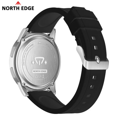 APOLLO Laxury Alloy Case 50M Waterproof Original Outdoor Sports Watch Second City Time Men's Watch Alarm Clock Pedometer Calories Countdown Women's Lightweight Fashion Watch NORTH EDGE