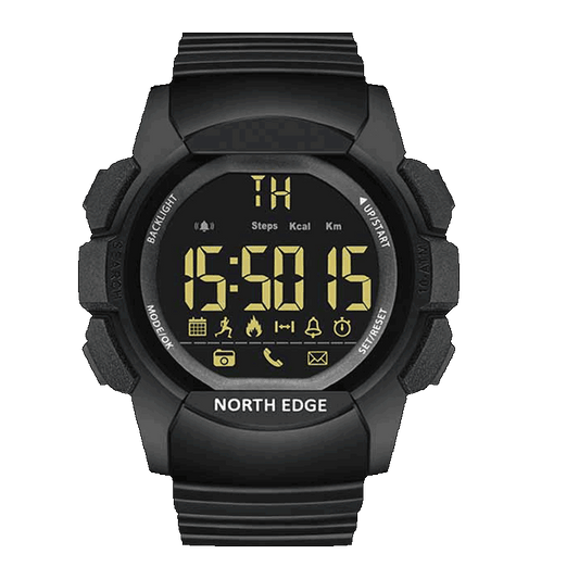 NORTH EDGE AK Men's Watch Military Waterproof 100M Sport Watch Army Led Digital Watch