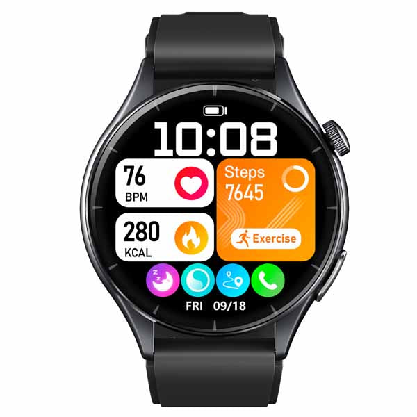 NORTH EDGE ET458 AMOLED Display ECG Micro-physical examination Health Monitoring Smartwatch BMI Measurement Blood Pressure Oxygen IP68 Waterproof Outdoor flashlight lighting Compatible with Android and iOS System
