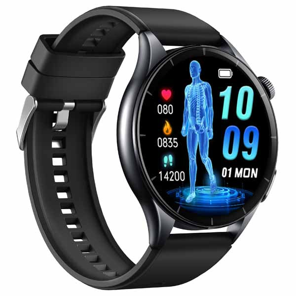 NORTH EDGE ET458 AMOLED Display ECG Micro-physical examination Health Monitoring Smartwatch BMI Measurement Blood Pressure Oxygen IP68 Waterproof Outdoor flashlight lighting Compatible with Android and iOS System