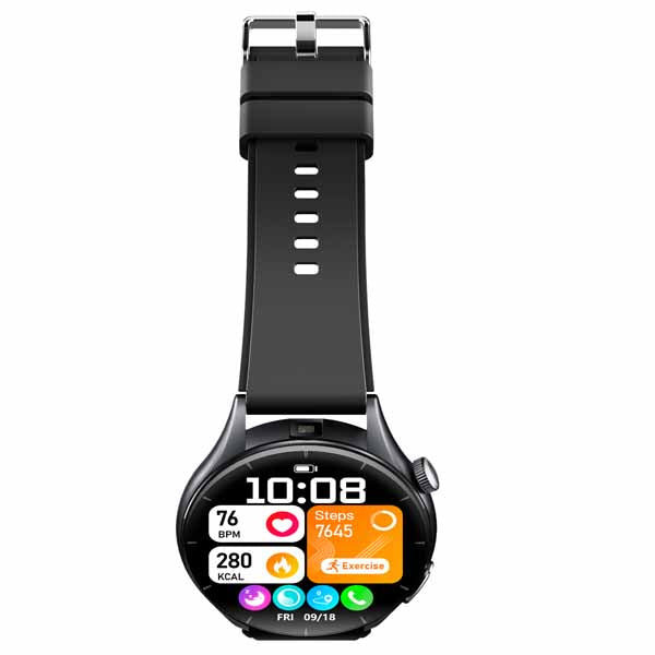 NORTH EDGE ET458 AMOLED Display ECG Micro-physical examination Health Monitoring Smartwatch BMI Measurement Blood Pressure Oxygen IP68 Waterproof Outdoor flashlight lighting Compatible with Android and iOS System