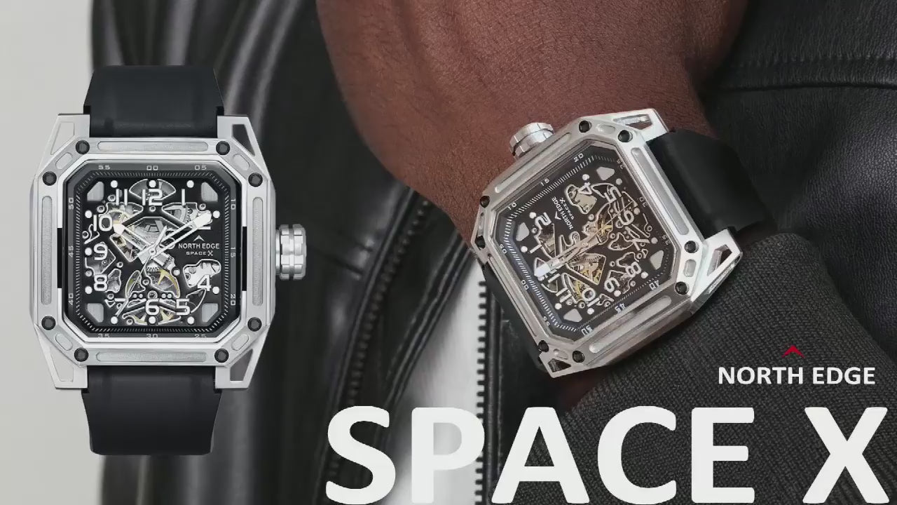 NORTH EDGE SPACE X Swimming Watch Mechanical Watch Self