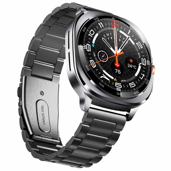 NORTH EDGE TS400 AMOLED display outdoor GPS adventure wearable sports and health smartwatch compass altimeter 3ATM waterproof alloy case flashlight, compatible with Android and iOS system
