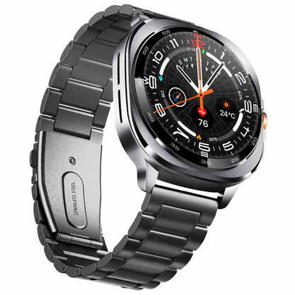 NORTH EDGE TS400 AMOLED display outdoor GPS adventure wearable sports and health smartwatch compass altimeter 3ATM waterproof alloy case flashlight, compatible with Android and iOS system