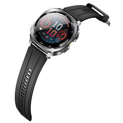 NORTH EDGE TS400 AMOLED display outdoor GPS adventure wearable sports and health smartwatch compass altimeter 3ATM waterproof alloy case flashlight, compatible with Android and iOS system