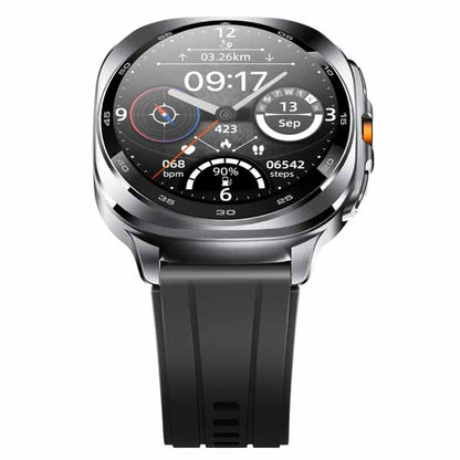 NORTH EDGE TS400 AMOLED display outdoor GPS adventure wearable sports and health smartwatch compass altimeter 3ATM waterproof alloy case flashlight, compatible with Android and iOS system